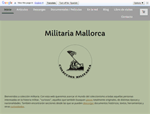 Tablet Screenshot of coleccionmilitaria.com